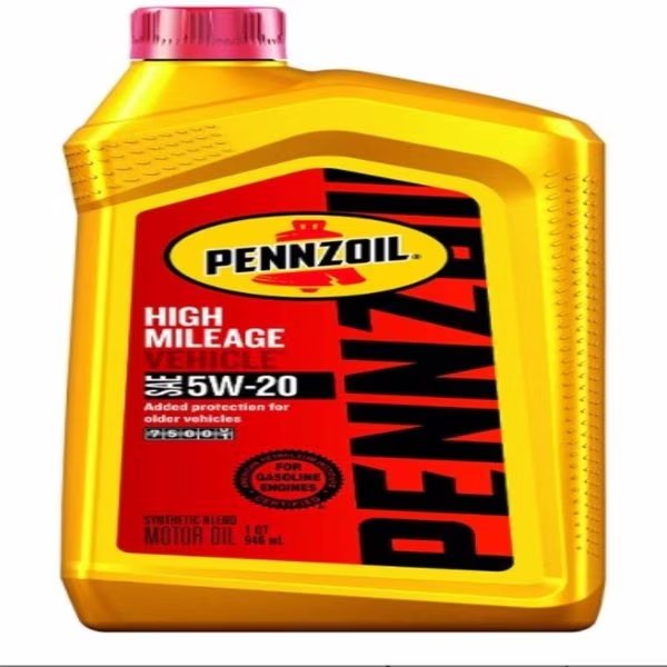 Pennzoil High Mileage 5W-20 Gasoline Synthetic Blend Motor Oil 1 qt 1 pk, Quaker State, Mfr#: 550022818